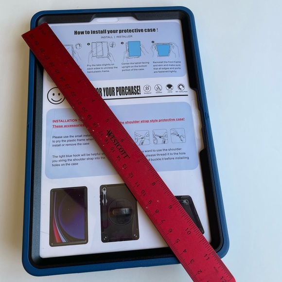 14.6" SAMSUNG GALAXY ULTRA CASE HOLDER & 360 ROTATING HAND STRAP & STAND - Picture 9 of 9